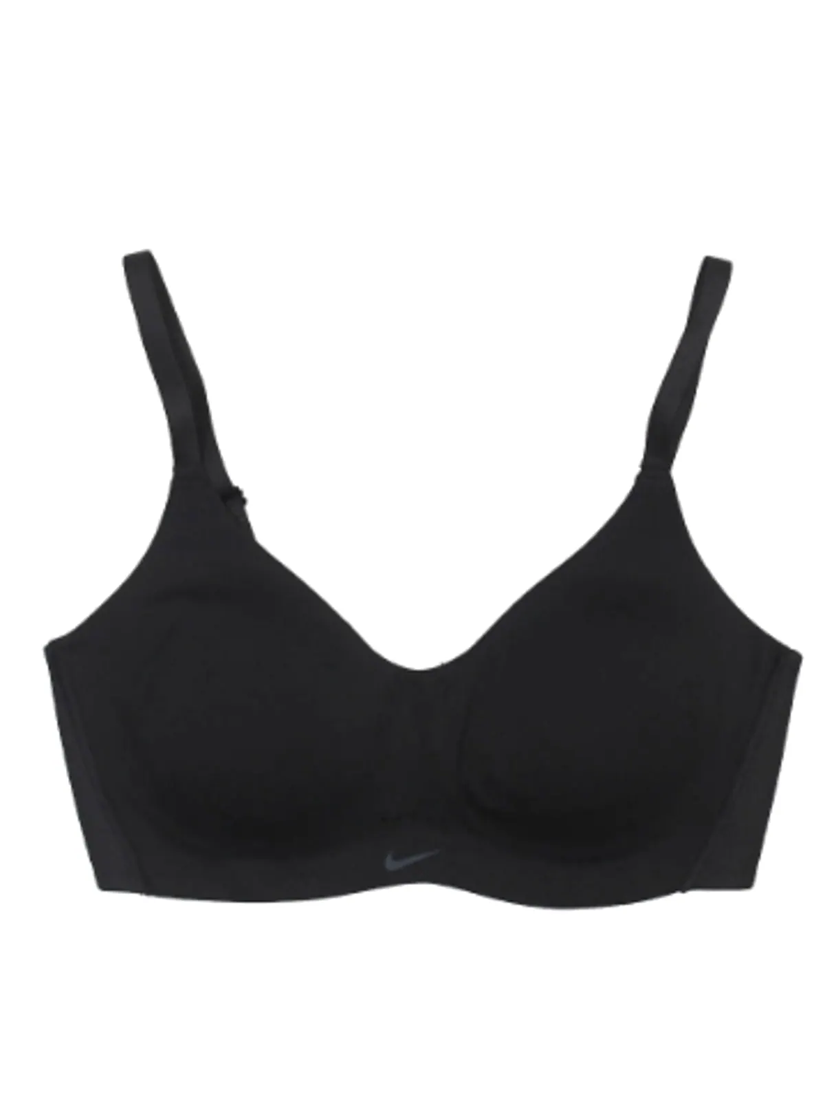 Бюстгальтер (WMNS) Nike Dri-Fit Alate Minimalist Light Support Padded Sports Bra 'Black' — изображение 1 из 3, черный