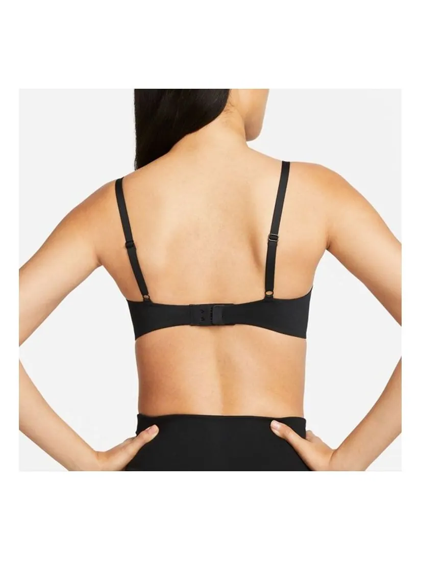 Бюстгальтер (WMNS) Nike Dri-Fit Alate Minimalist Light Support Padded Sports Bra 'Black' — изображение 3 из 3, черный