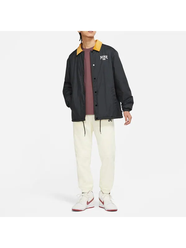 Куртка Nike SB Skateboard Logo Casual Sports Skateboard lapel Jacket Black — изображение 3 из 4, черный