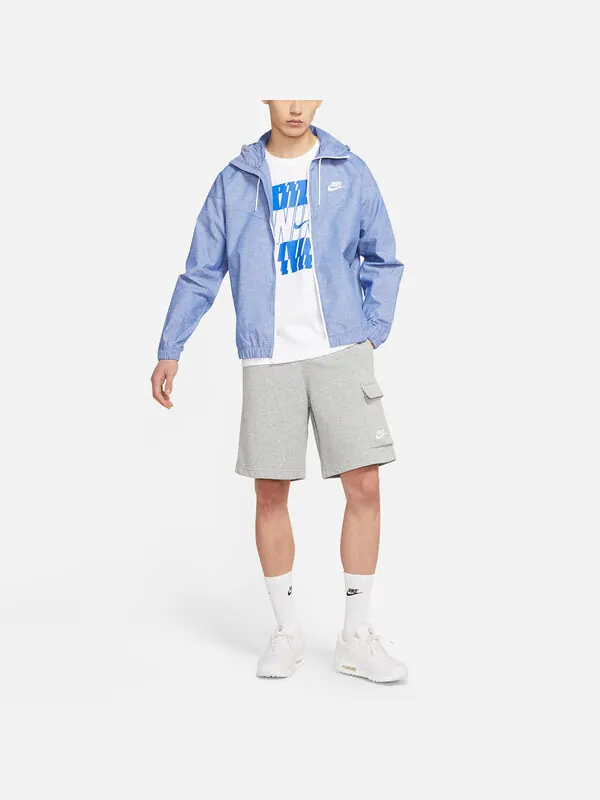 Куртка Nike Sportswear Logo Embroidery Ventilate Jacket Coat Male Purple — изображение 3 из 3, синий