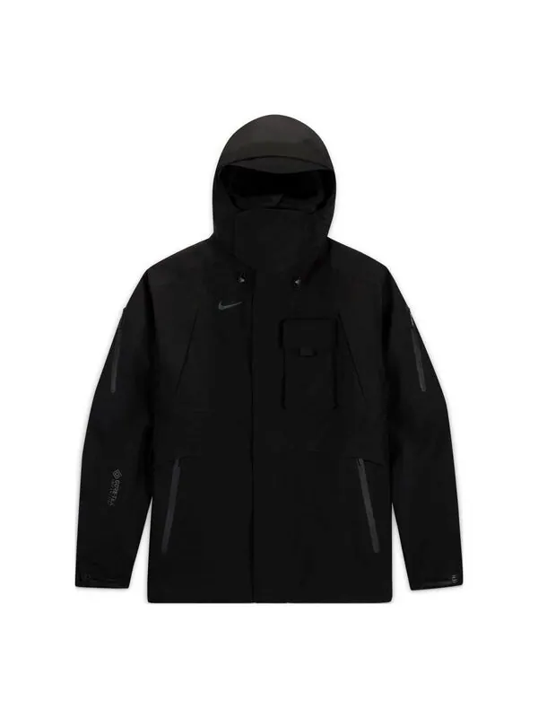 Куртка Men's Nike x Travis Scott Crossover Solid Color Logo Multiple Pockets Cargo Casual Hooded — изображение 1 из 2, мульти