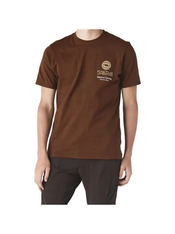 Футболка x travis scott bh t-shirt 'cocao wow' Nike — изображение 3 из 4, коричневый
