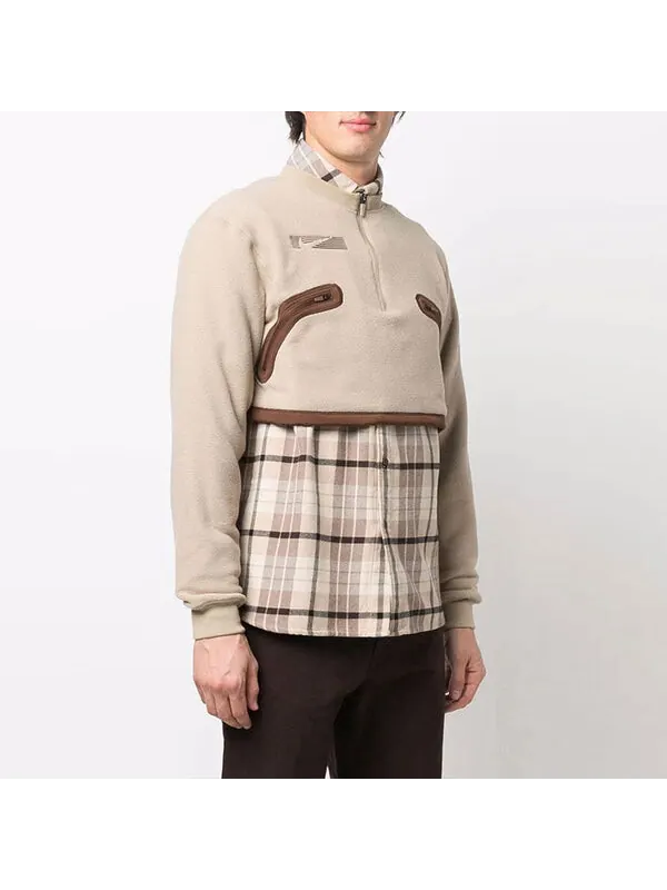 Толстовка Nike x Travis Scott Crossover Pullover 'Beige Brown' — изображение 3 из 4, мульти