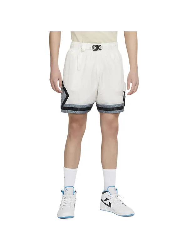 Шорты men's 23 engineered woven sports shorts phantom white gray Air Jordan — изображение 3 из 4, мульти
