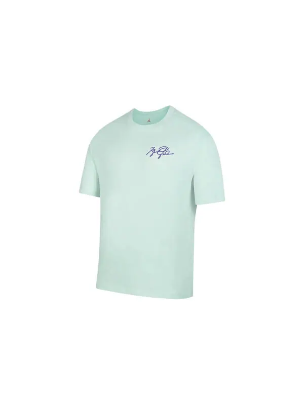 Футболка Men's Air Jordan Back Print Short Sleeve Mint Green T-Shirt — изображение 2 из 3, мульти