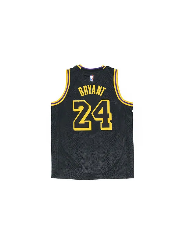 Спортивная футболка older kids' los angeles lakers city edition 8&24 mamba week black Nike — изображение 2 из 2, черный
