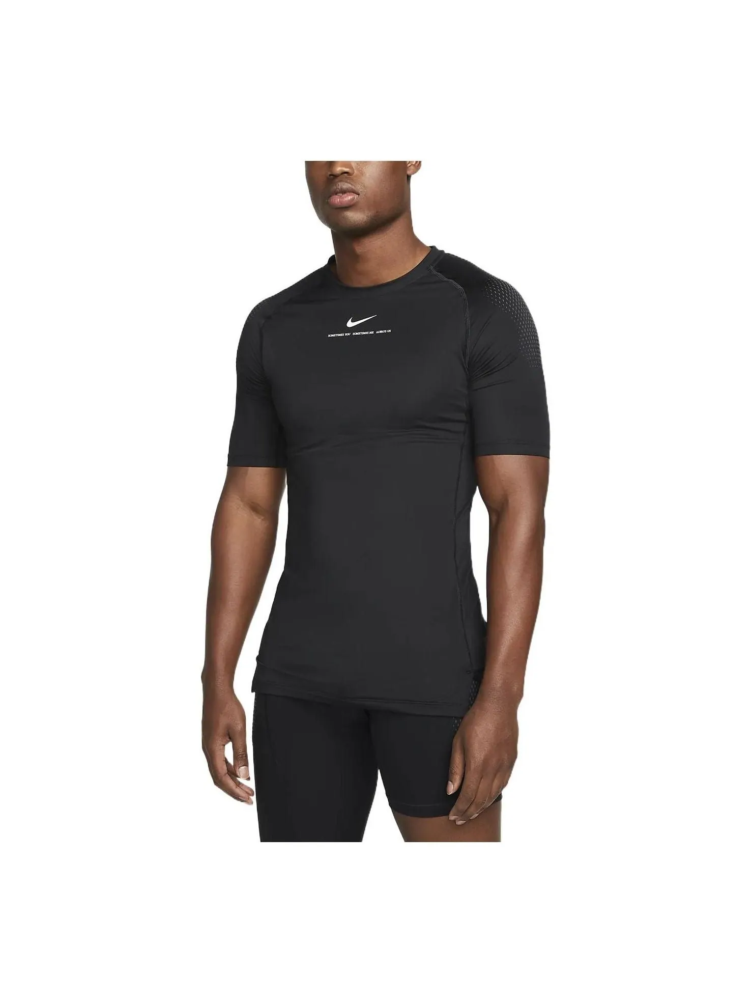 Футболка с коротким рукавом Nike x NOCTA Drake Basketball Short Sleeve Inner Top 'Black' — изображение 1 из 4, черный/мульти
