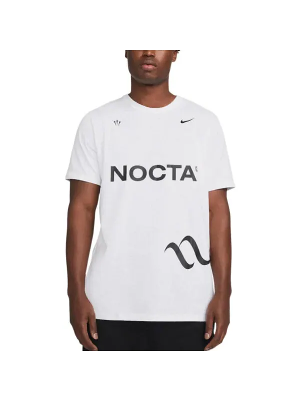 Футболка Nike x NOCTA Basketball T-Shirt Asia Sizing 'White' — изображение 3 из 3, белый