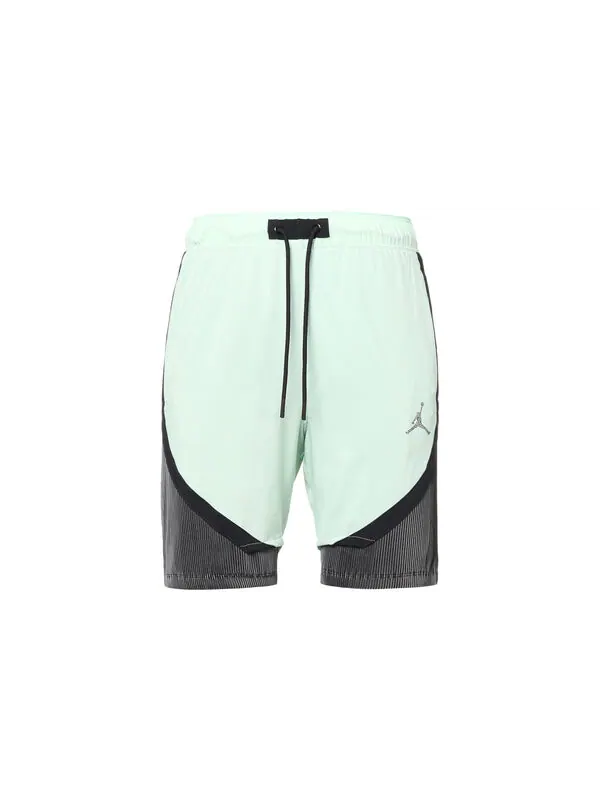Шорты men's logo micro mark lacing colorblock casual shorts mint green Air Jordan — изображение 2 из 4, мульти
