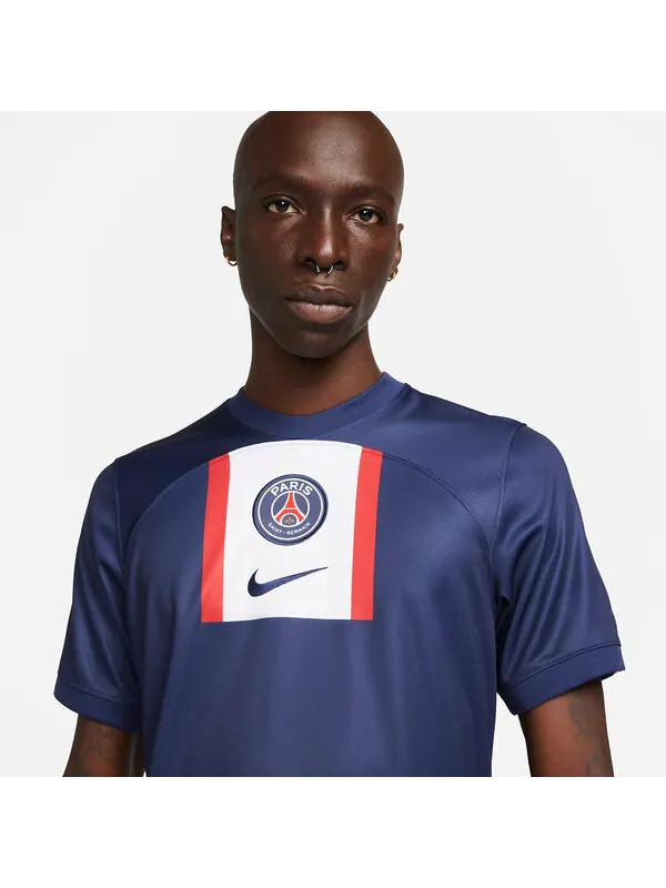 Футболка Nike Paris Saint-Germain PSG 'Blue White Red' — изображение 2 из 4, синий/мульти
