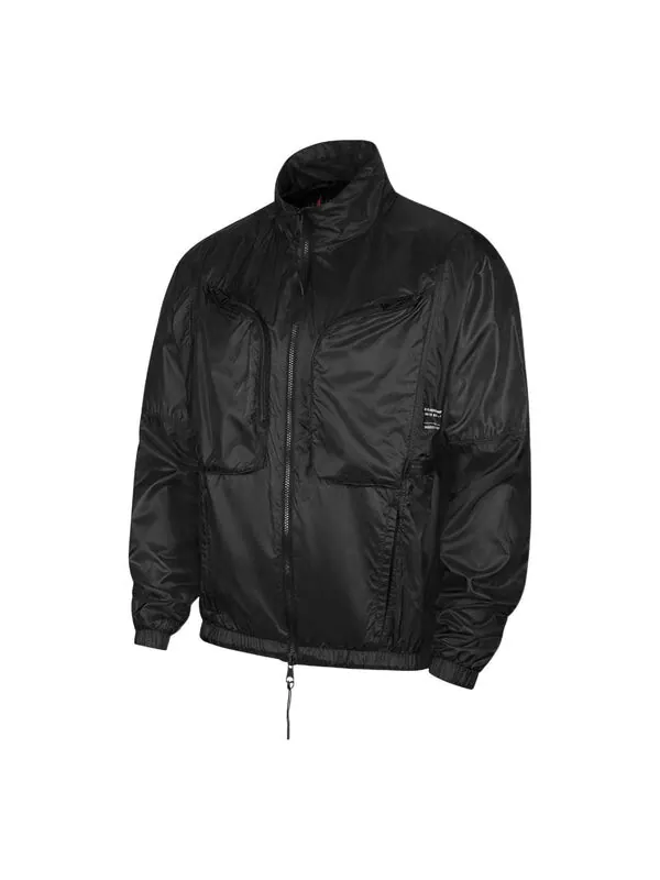 Куртка Air Jordan Solid Color Zipper Jacket Black — изображение 1 из 3, мульти
