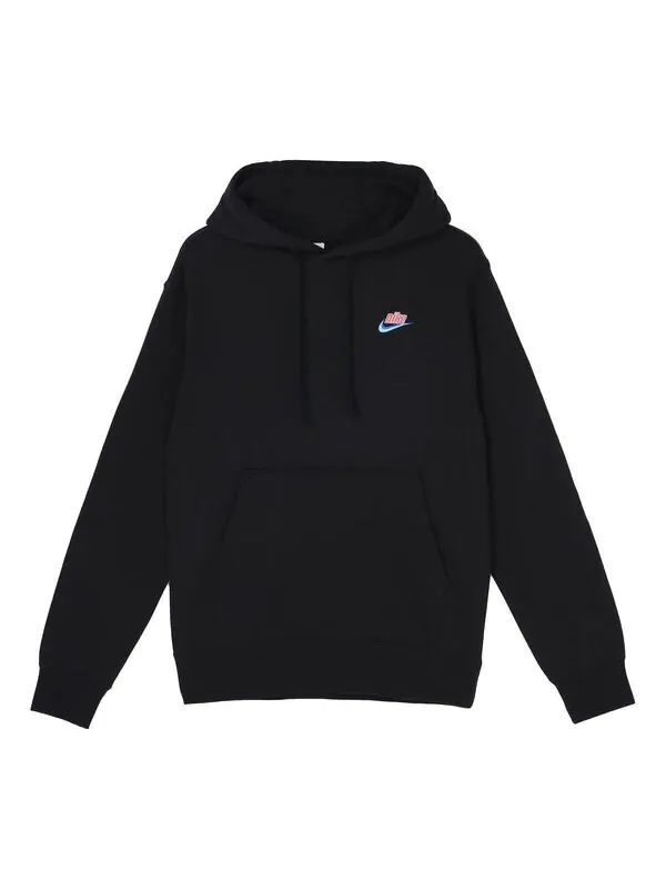 Толстовка Men's Nike Sportswear Keep It Clean Casual Sports Pullover Fleece Lined Black — изображение 1 из 4, черный