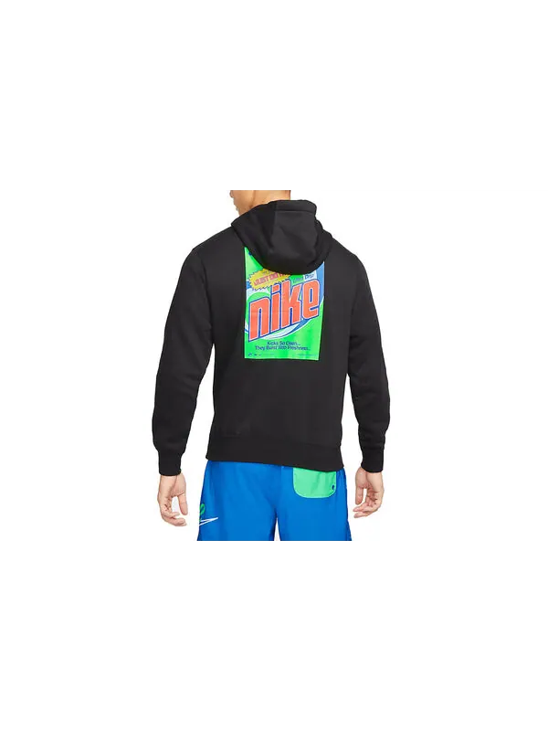 Толстовка Men's Nike Sportswear Keep It Clean Casual Sports Pullover Fleece Lined Black — изображение 3 из 4, черный
