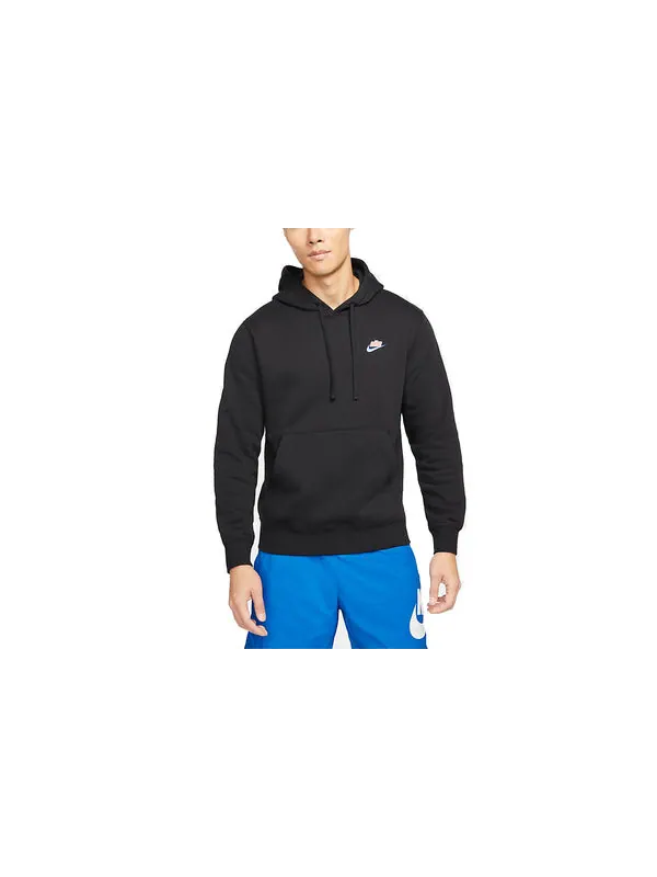 Толстовка Men's Nike Sportswear Keep It Clean Casual Sports Pullover Fleece Lined Black — изображение 4 из 4, черный