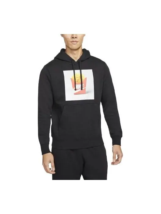 Толстовка men's shoes box fries printing sports black Nike — изображение 1 из 3, черный