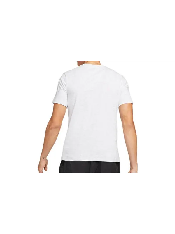 Футболка Men's Nike Solid Color Round Neck Pullover Short Sleeve Birch Color T-Shirt — изображение 2 из 4, мульти