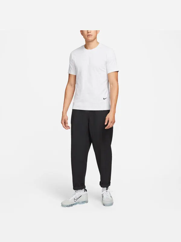 Футболка Men's Nike Solid Color Round Neck Pullover Short Sleeve Birch Color T-Shirt — изображение 3 из 4, мульти