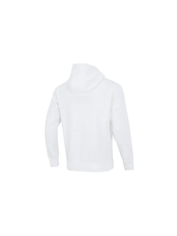 Толстовка Men's Nike Nsw Bb Po Hdy Swsh Brnd Riff Contrasting Colors Logo Sports Pullover White — изображение 2 из 4, белый