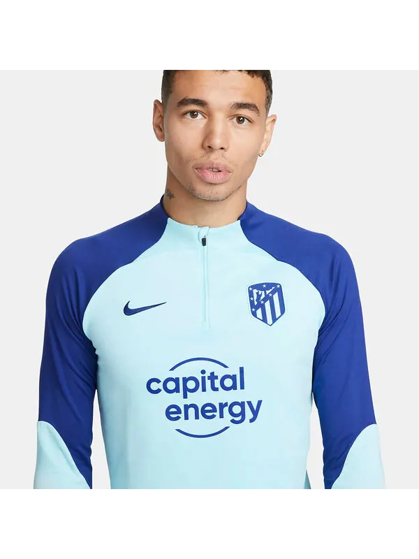 Футболка 22 23 atletico madrid strike training top Nike — изображение 2 из 4, синий/мульти