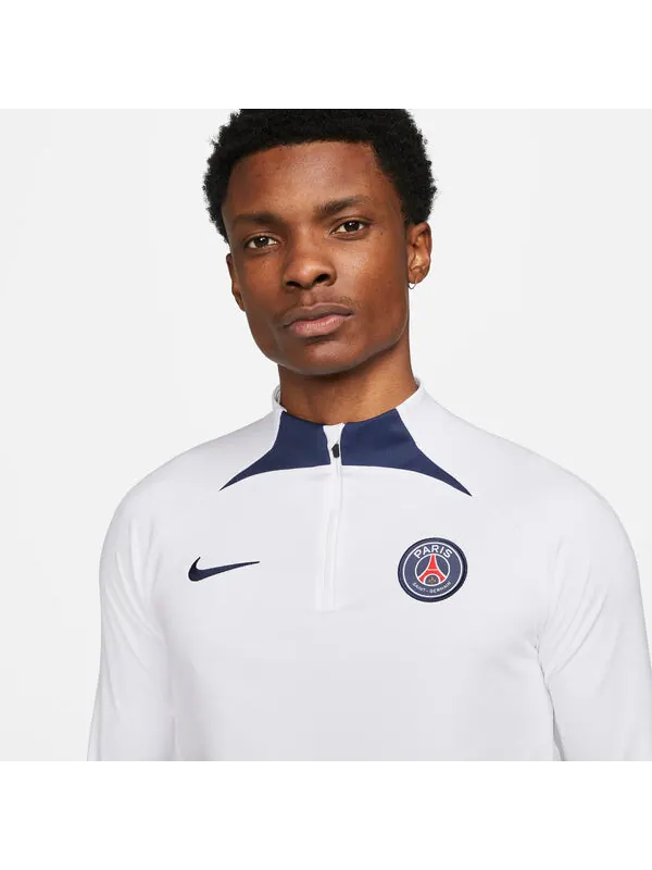 Футболка пари сен-жермен дрель джерси Nike — изображение 3 из 4, белый
