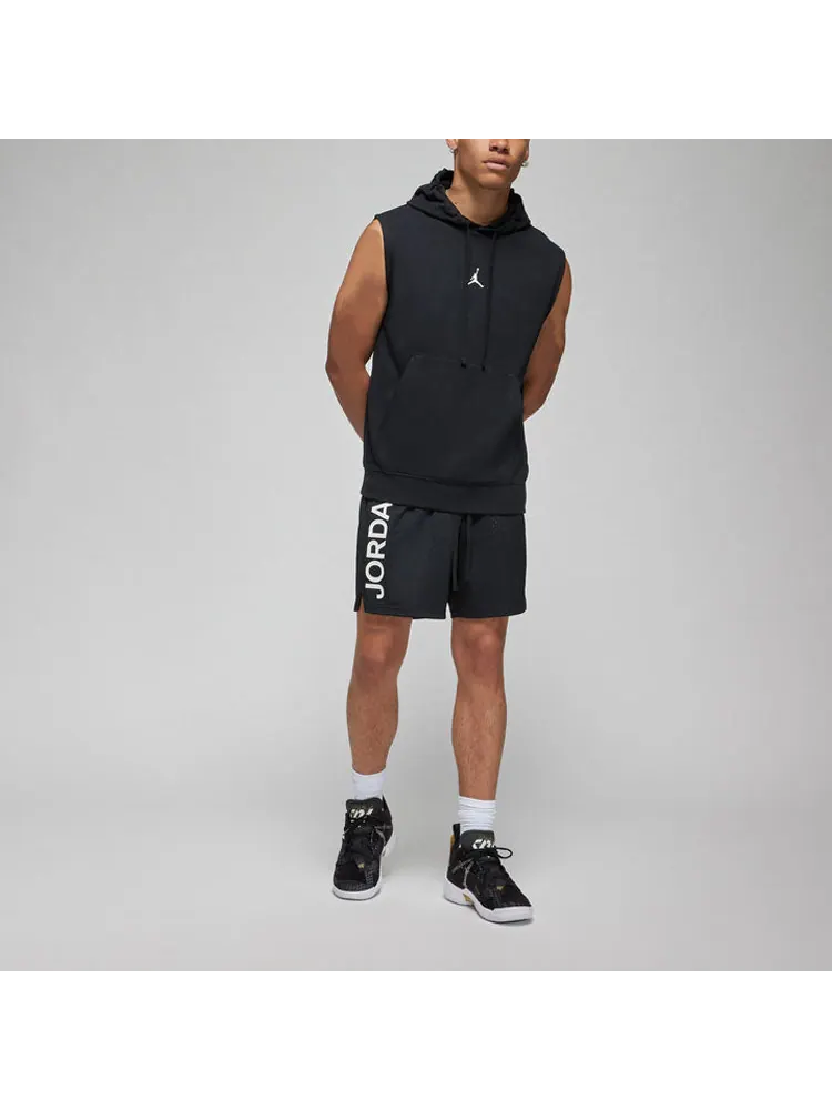 Жилет Air Jordan Dri-FIT Sport Sleeveless Breathable Solid Color Pullover hooded Vest Black — изображение 3 из 5, черный