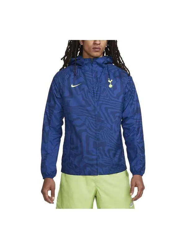 Куртка tottenham hotspur awf футбольные Куртка Nike — изображение 1 из 3, синий/белый