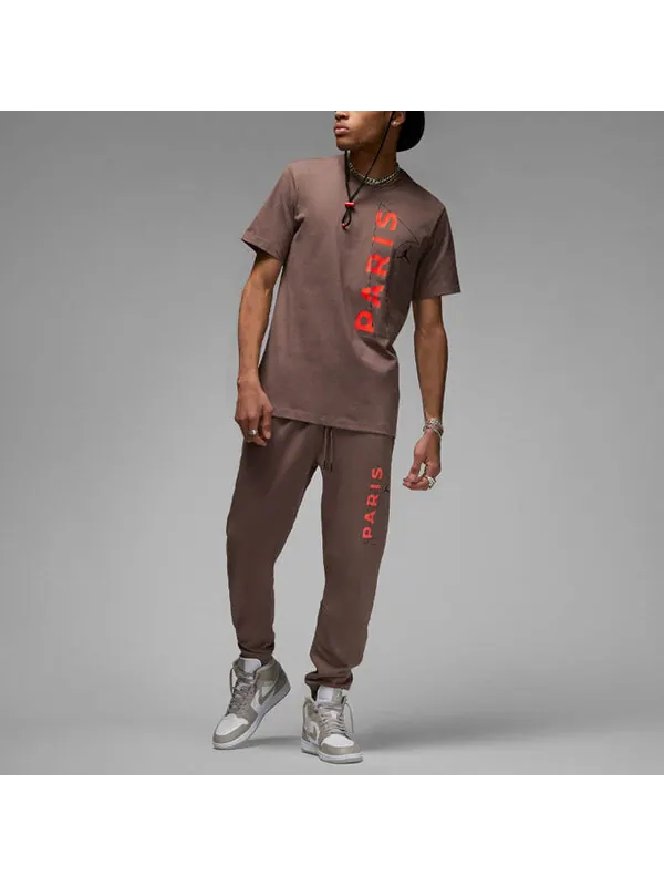 Футболка Air Jordan Statement Diamond T-Shirt 'Brown' — изображение 3 из 3, коричневый