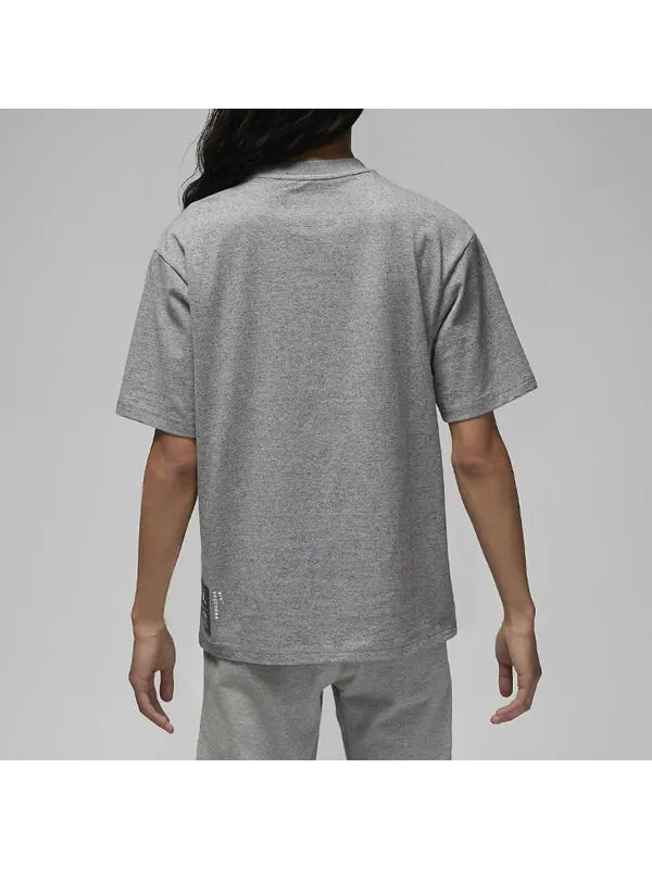 Футболка Men's Nike Alphabet Printing Logo Round Neck Short Sleeve Gray T-Shirt — изображение 3 из 3, мульти