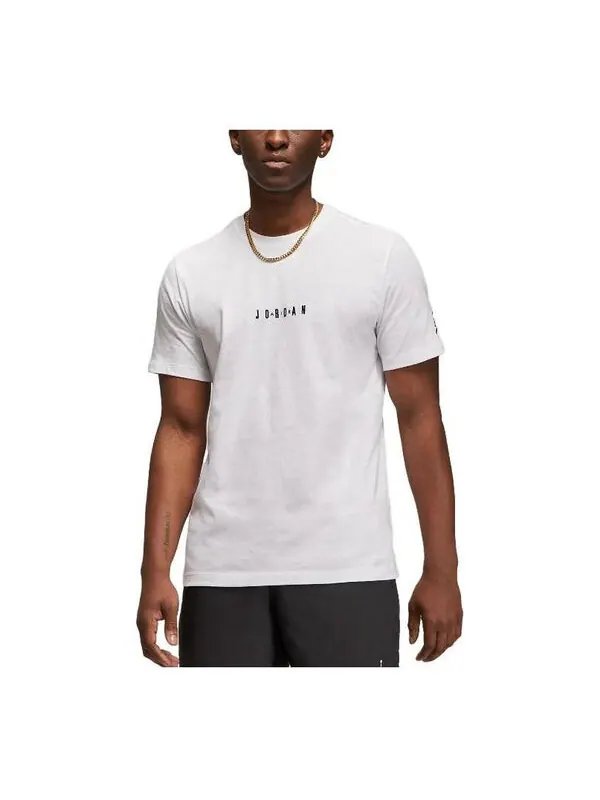 Футболка Air Jordan Word mark T-Shirt 'White' — изображение 1 из 2, белый