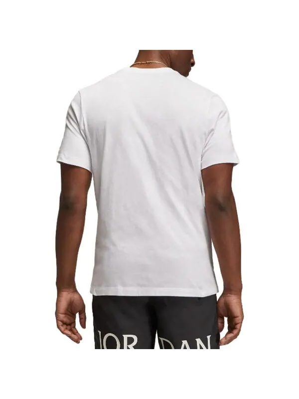 Футболка Air Jordan Word mark T-Shirt 'White' — изображение 2 из 2, белый