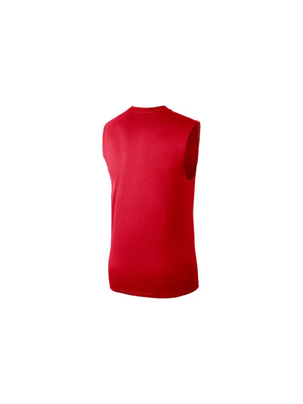 Футболка men's dri-fit chicago bulls training sports quick dry sleeveless red t-shirt Nike — изображение 2 из 4, красный