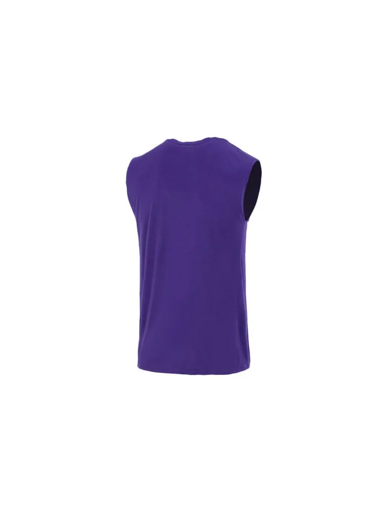 Футболка Nike NBA Dri-FIT Los Angeles Lakers Basketball Training Sports Sleeveless Purple — изображение 2 из 4, фиолетовый
