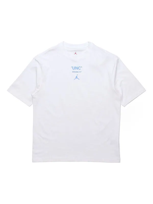Футболка Air Jordan Casual Sports Round Neck Breathable Short Sleeve White — изображение 1 из 4, белый