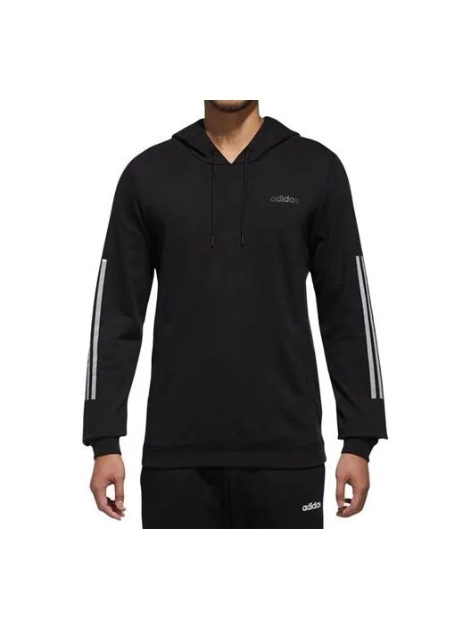 Толстовка adidas neo Ce 3s Hdy Sports Casual Hooded Sweater Men's Black — изображение 1 из 4, черный