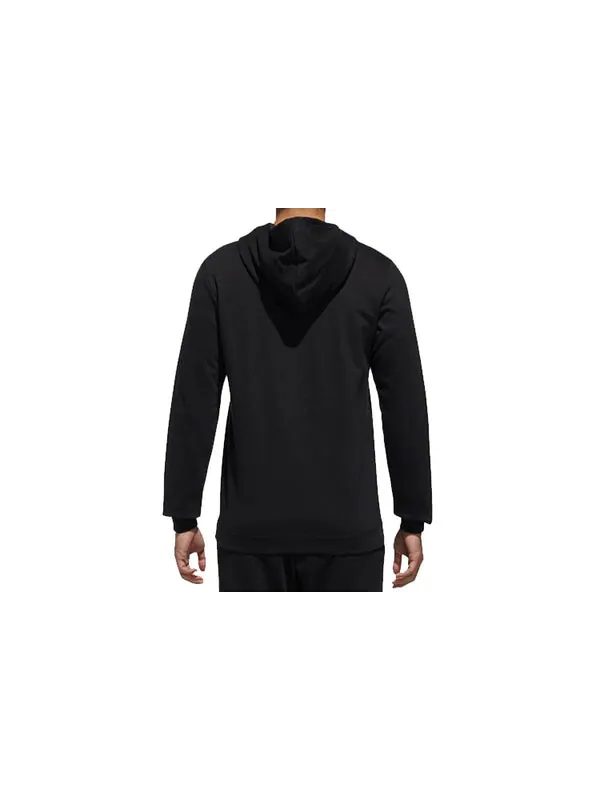 Толстовка adidas neo Ce 3s Hdy Sports Casual Hooded Sweater Men's Black — изображение 2 из 4, черный