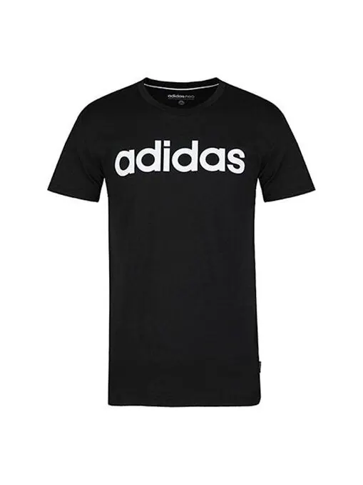 Футболка m ce gra с логотипом и принтом спортивные с коротким рукавом Adidas — изображение 1 из 3, черный