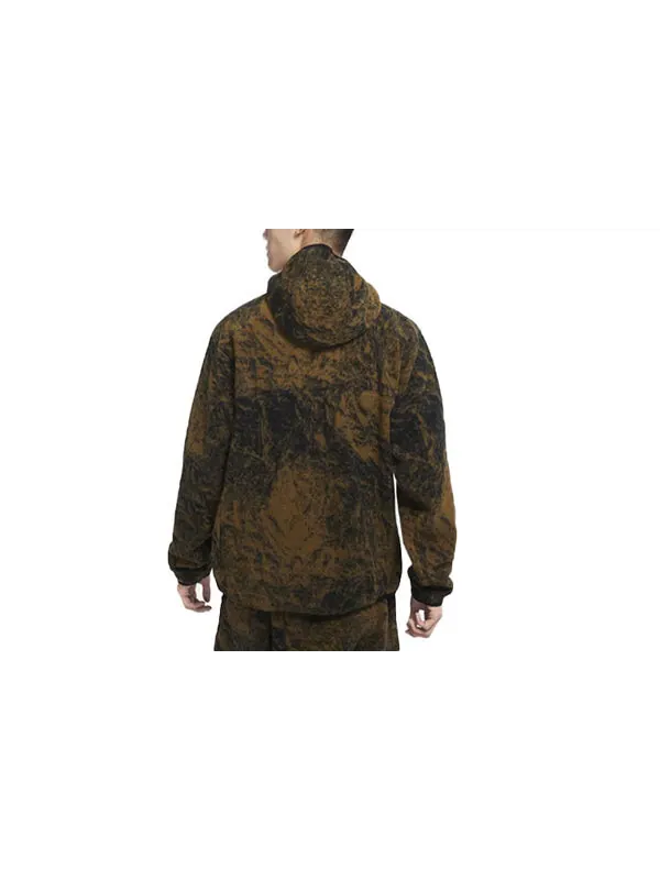 Толстовка Men's Nike ACG Therma-FIT Wolf Tree Suede Printing Sports Brown — изображение 2 из 3, коричневый