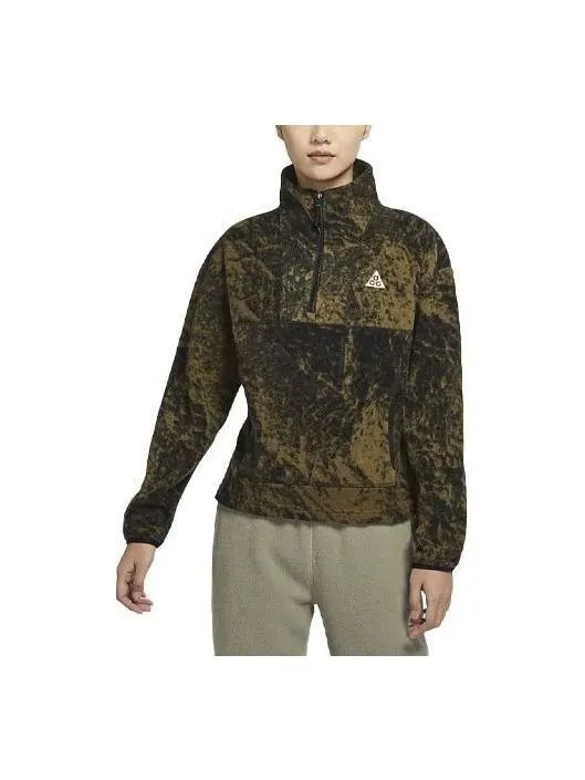 Топ acg therma fit wolf tree top Nike — изображение 1 из 3, зеленый/черный
