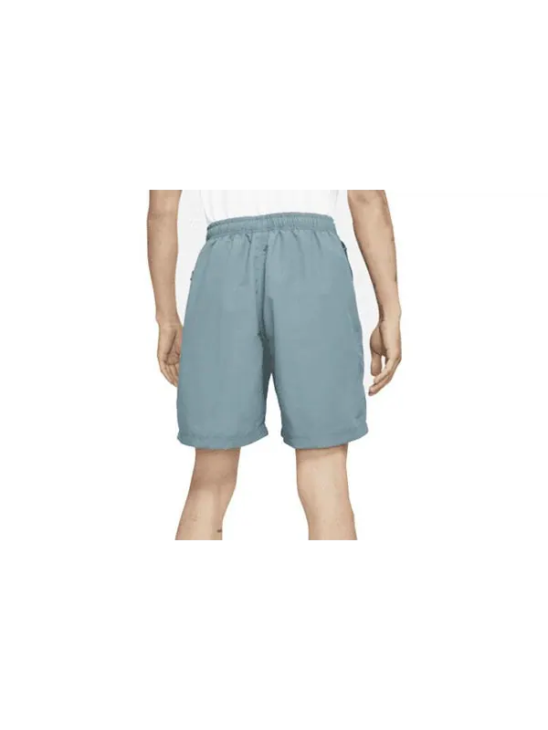 Брюки solo swoosh shorts 'blue grey' Nike — изображение 2 из 4, синий