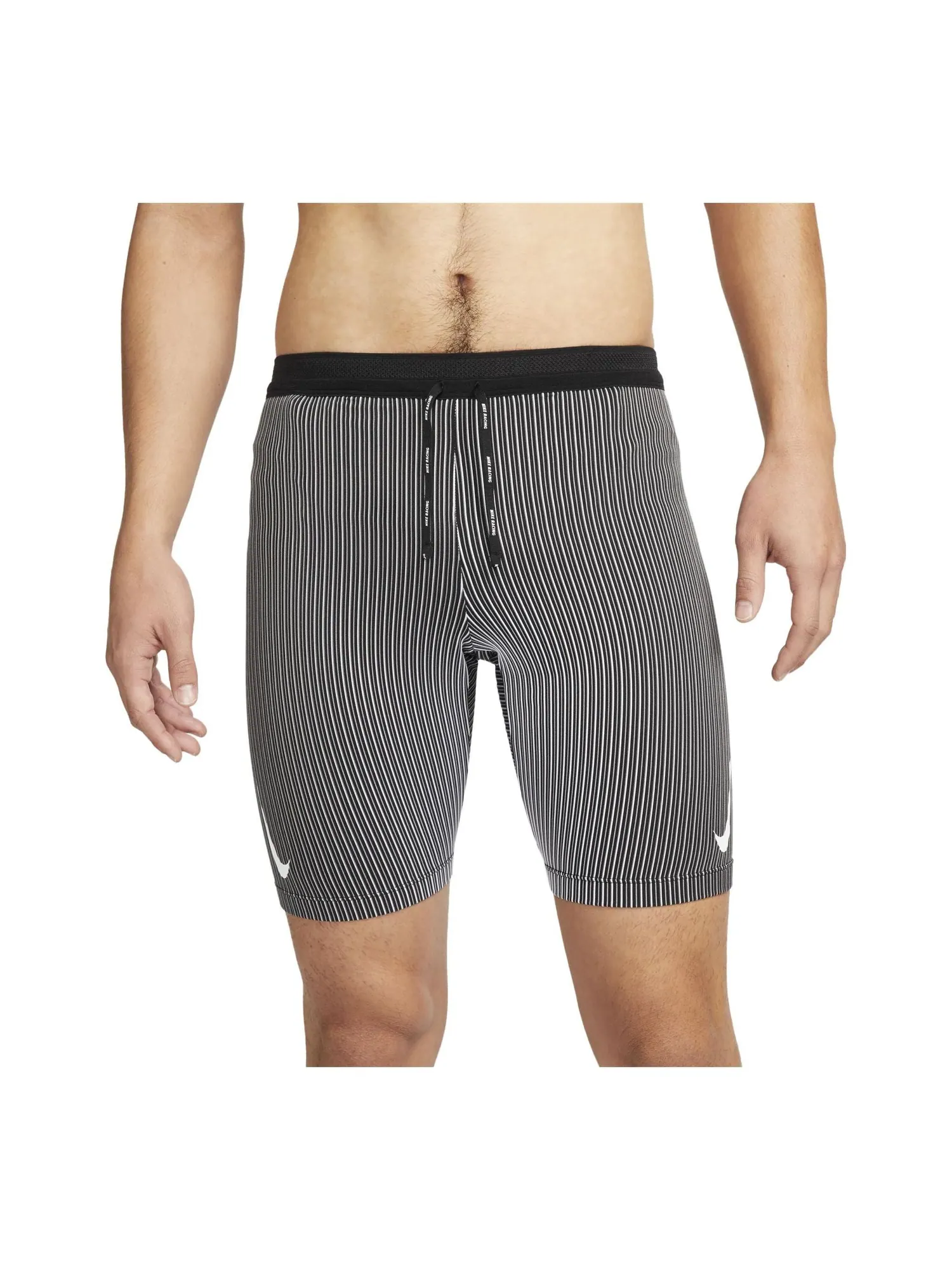 Топ Nike Dri-FIT ADV AeroSwift 1/2-Length Racing Tights 'Grey' — изображение 1 из 4, серый