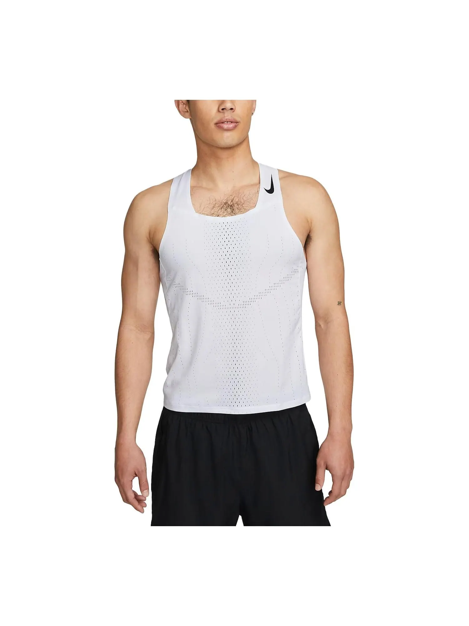 Спортивный топ Nike Dri-FIT ADV AeroSwift Top 'White' DM4625-100 — изображение 1 из 4, белый