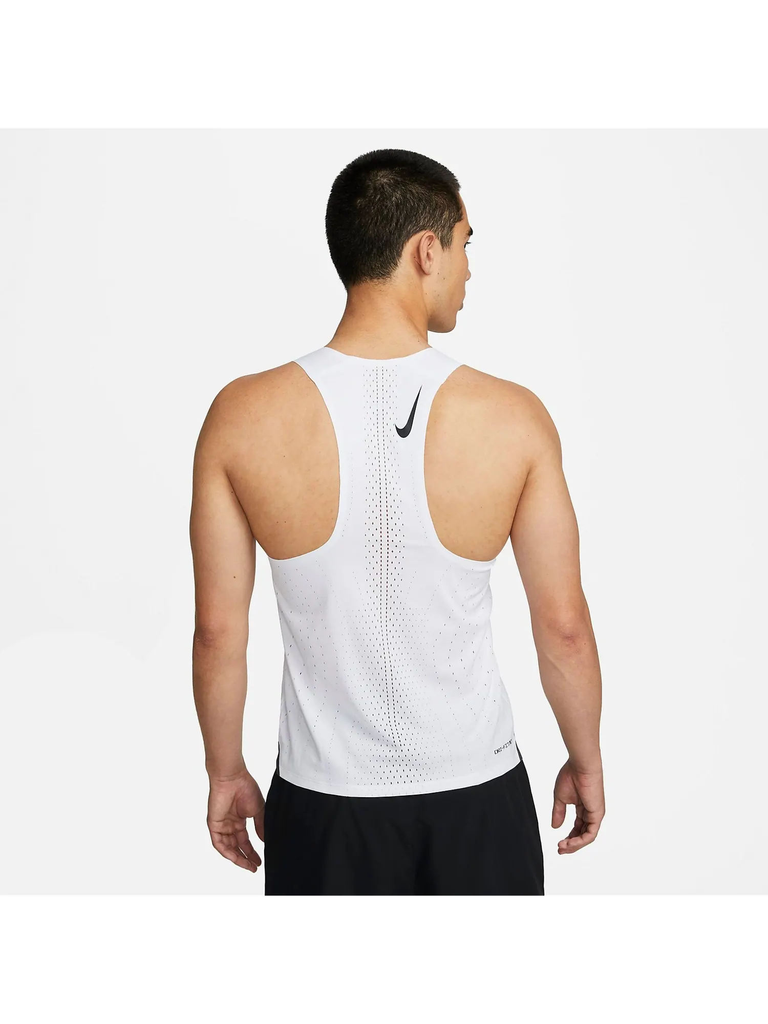 Спортивный топ Nike Dri-FIT ADV AeroSwift Top 'White' DM4625-100 — изображение 2 из 4, белый