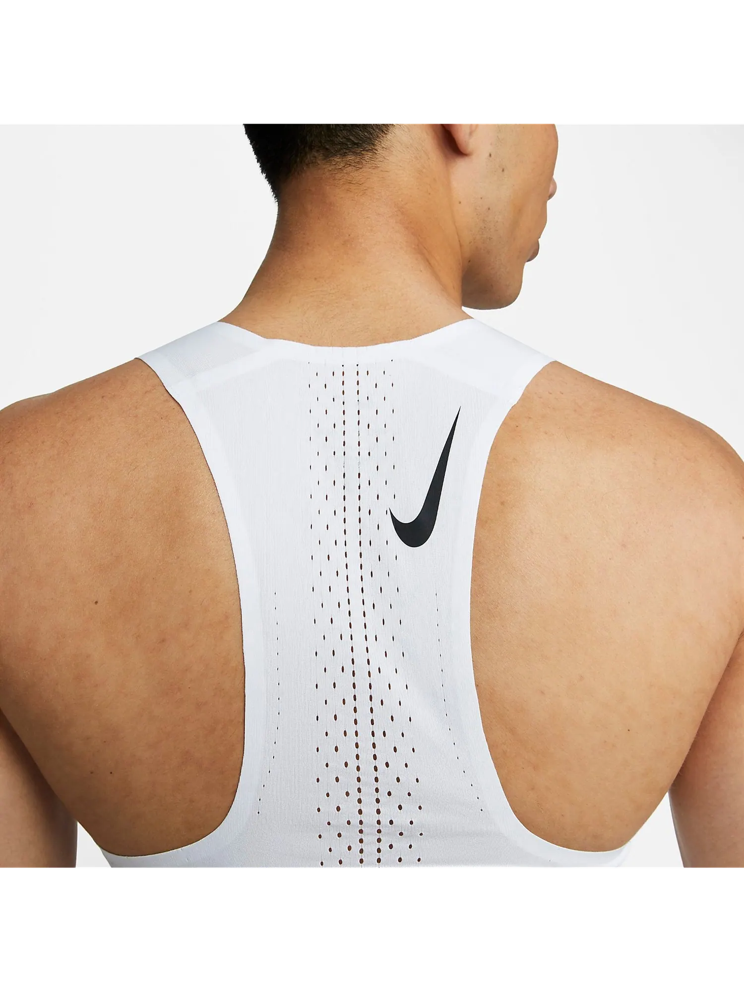 Спортивный топ Nike Dri-FIT ADV AeroSwift Top 'White' DM4625-100 — изображение 3 из 4, белый