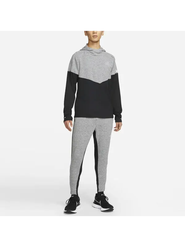 Брюки therma-fit run division phenom elite trousers men s grey gray Nike — изображение 3 из 3, серый