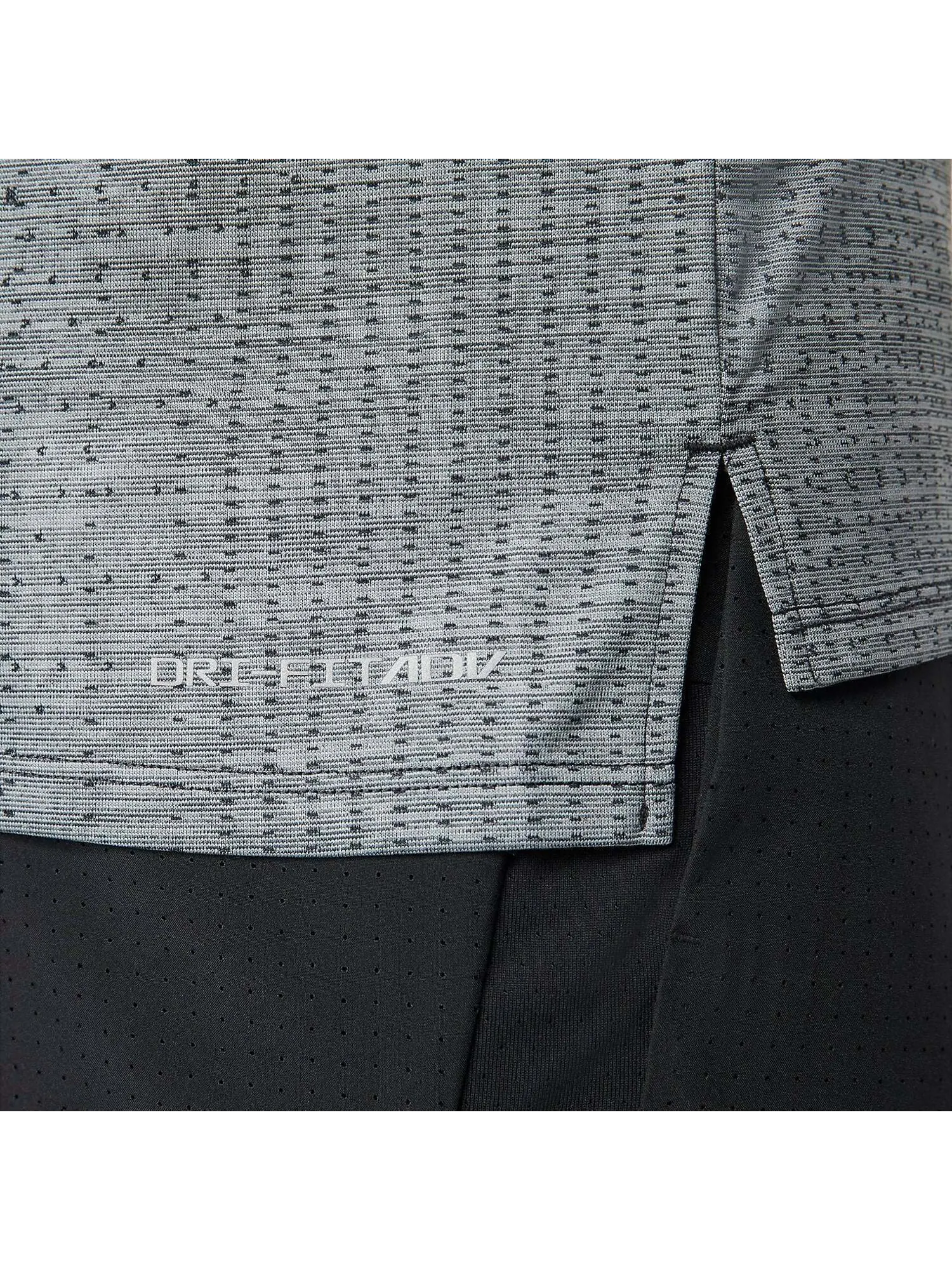 Топ Nike Dri-FIT ADV Techknit Ultra Tank 'Grey' — изображение 3 из 3, серый