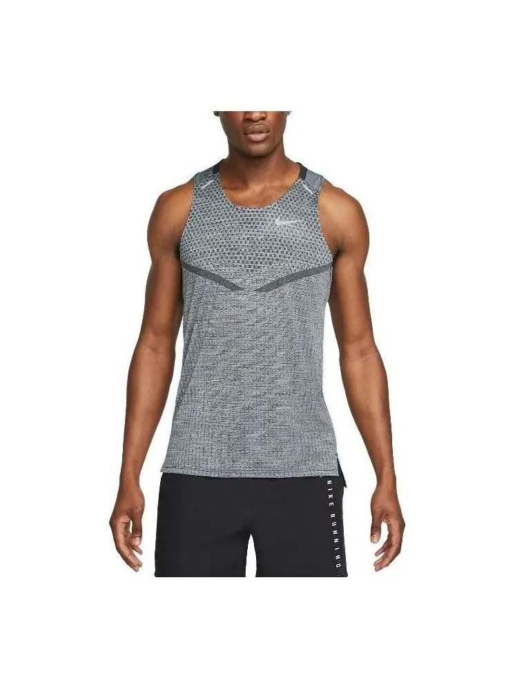 Майка Nike Dri-FIT ADV Techknit Ultra Tank 'Grey' — изображение 1 из 3, серый/серебристый
