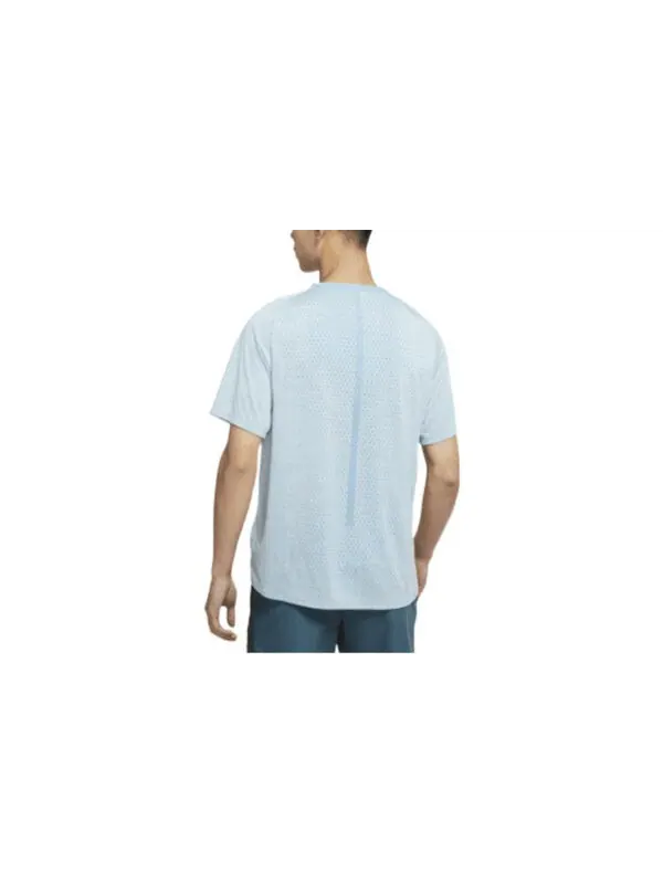 Футболка Nike Dri-FIT ADV TechKnit Ultra Solid Color Reflective Running Sports Short Sleeve Light — изображение 2 из 3