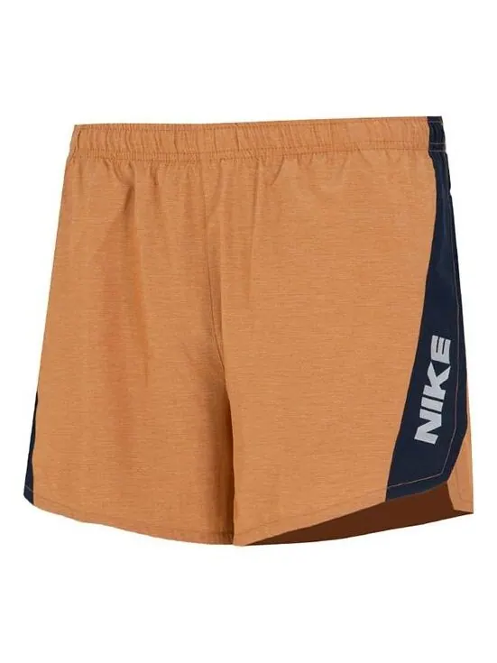 Шорты men's logo alphabet printing elastic waistband straight shorts yellow Nike — изображение 1 из 4, мульти