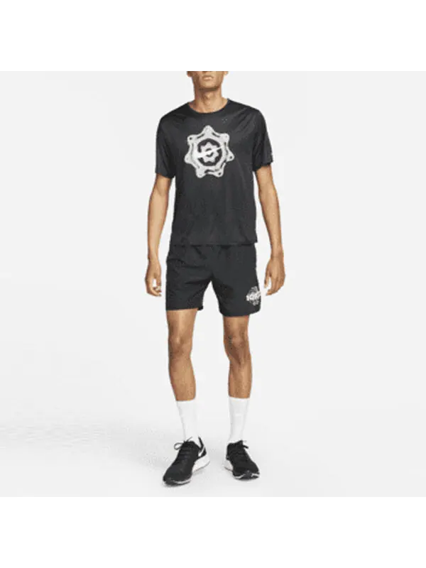 Шорты ss22 dri fit однотонные быстросохнущие дышащие шорты для бега с карманом сзади Nike, мульитколор — изображение 2 из 4