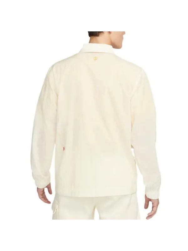 Рубашка men's retro embroidered daisy long sleeves autumn coconut milk shirt Nike — изображение 3 из 3, мульти